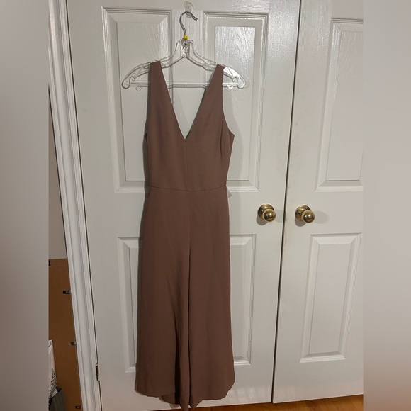 Aritzia Wilfred Ecoulement Jumpsuit in Nutmeg - Picture 6 of 9